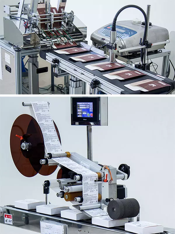Maison Lumière atelier — packaging line