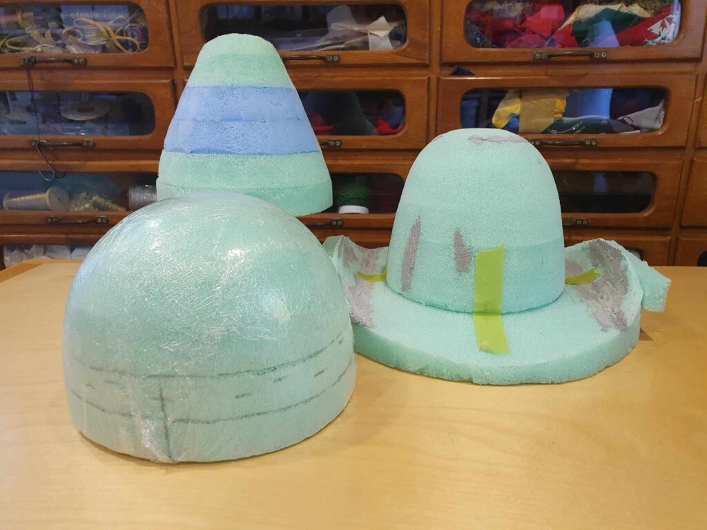 M&G heritage atelier — hat blocks and felts